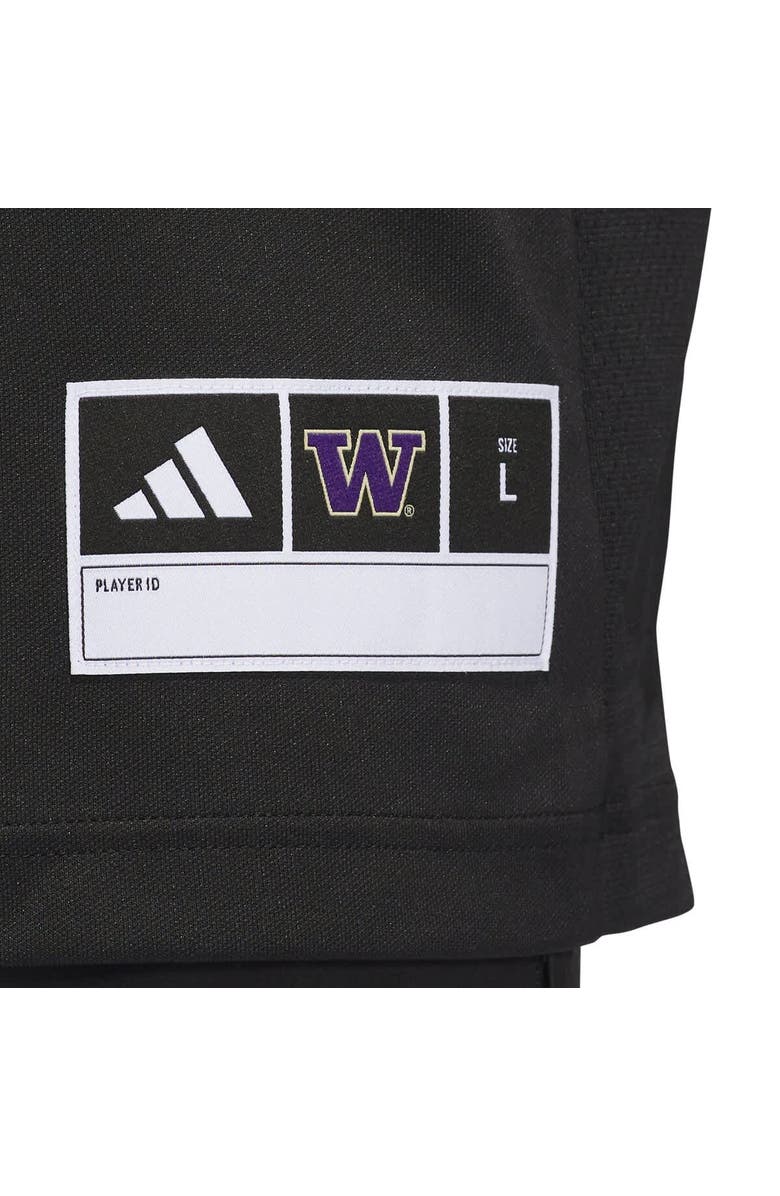 adidas Men's adidas #24 Black Washington Huskies Alternate Premier Strategy Jersey, Alternate, color, Black