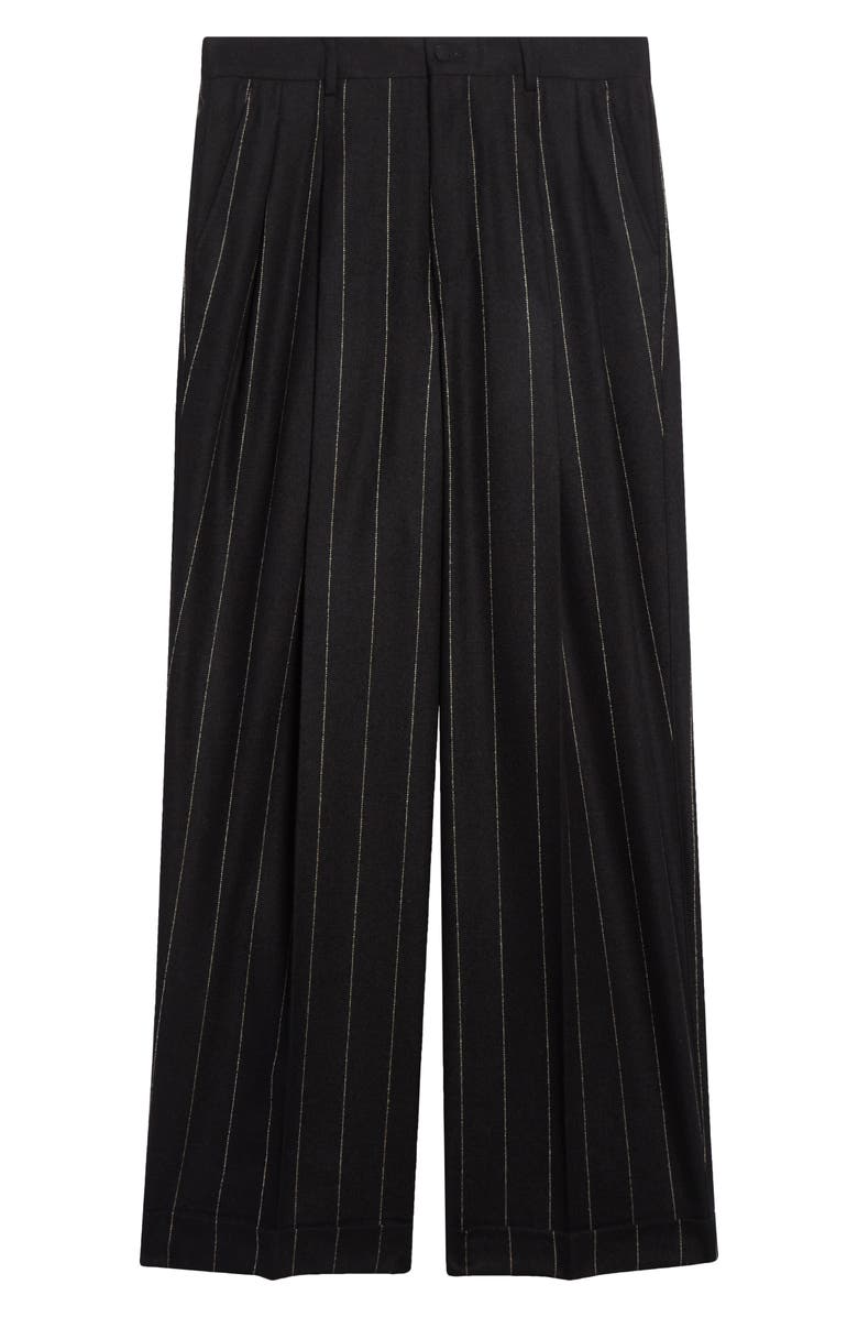 Dolce&Gabbana Pinstripe Alpaca Blend Pants, Alternate, color, S8051 Rigato
