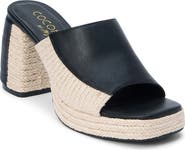 Coconuts by Matisse Beaufort Colorblock Mixed Media Sandal