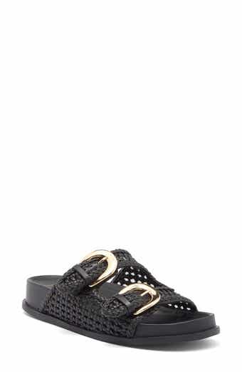 Steve Madden Connely Buckle Slide Sandal (Women) | Nordstromrack Steve Madden Connely Buckle Slide Sandal (Women) | Nordstromrack