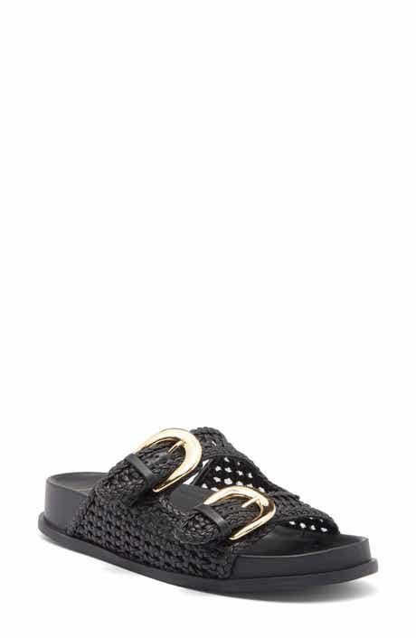 Dolce Vita Sensa Woven Double Strap Slide Sandal