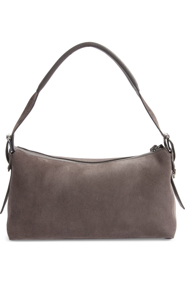 Lemaire Belted Suede Shoulder Bag, Alternate, color, Mink