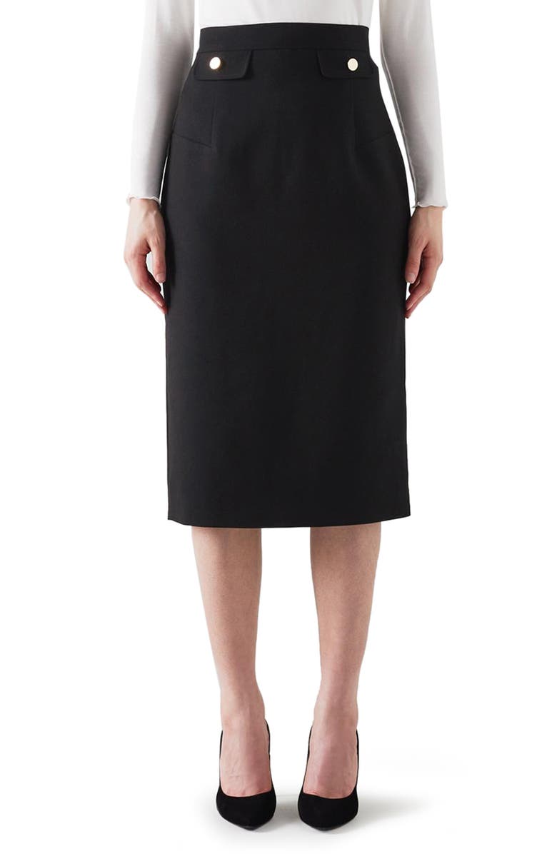 LK Bennett Folly Pencil Skirt, Main, color, 