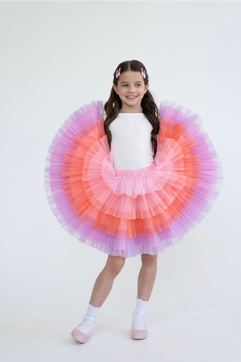 Ombre Tutu Skirt, Main, color, Multicolor