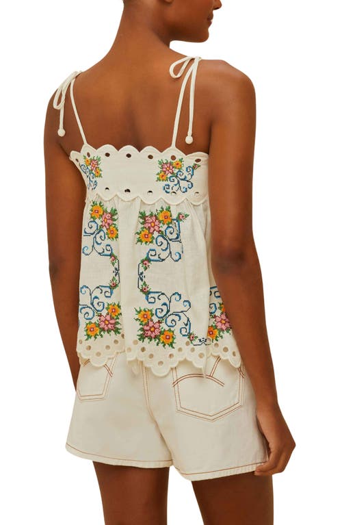 FARM RIO FARM RIO GRANDMA'S TREASURE TIE STRAP CAMISOLE 