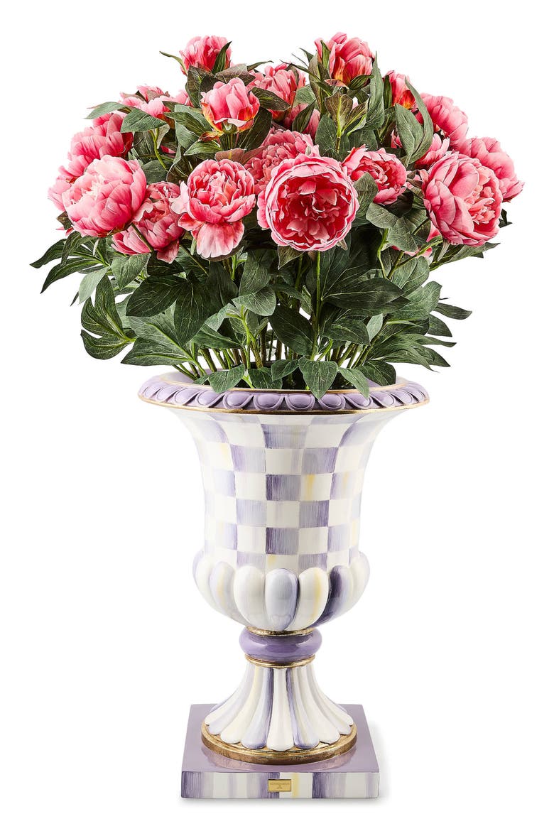 Pink Peony Urn Filler, Alternate, color, PINK