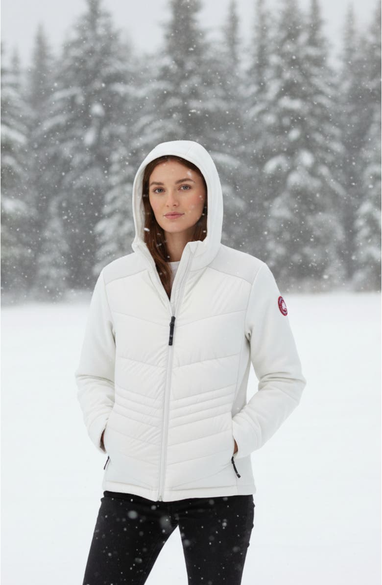 CANADA WEATHER GEAR Women's Hybrid Puffer Jacket, Alternate, color, Ivory