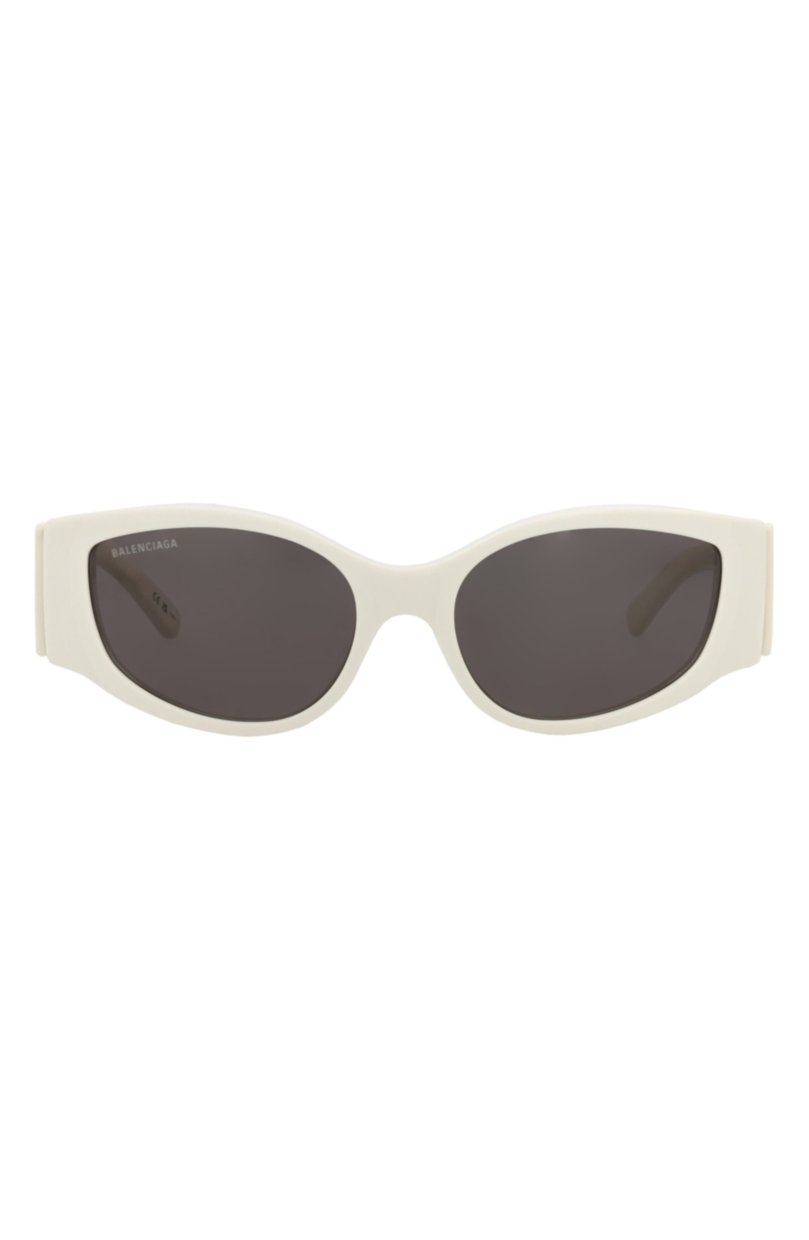 Balenciaga 56mm Oval Sunglasses