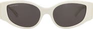 Balenciaga 56mm Oval Sunglasses
