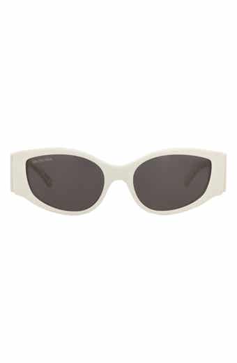 Balenciaga 56mm Oval Sunglasses