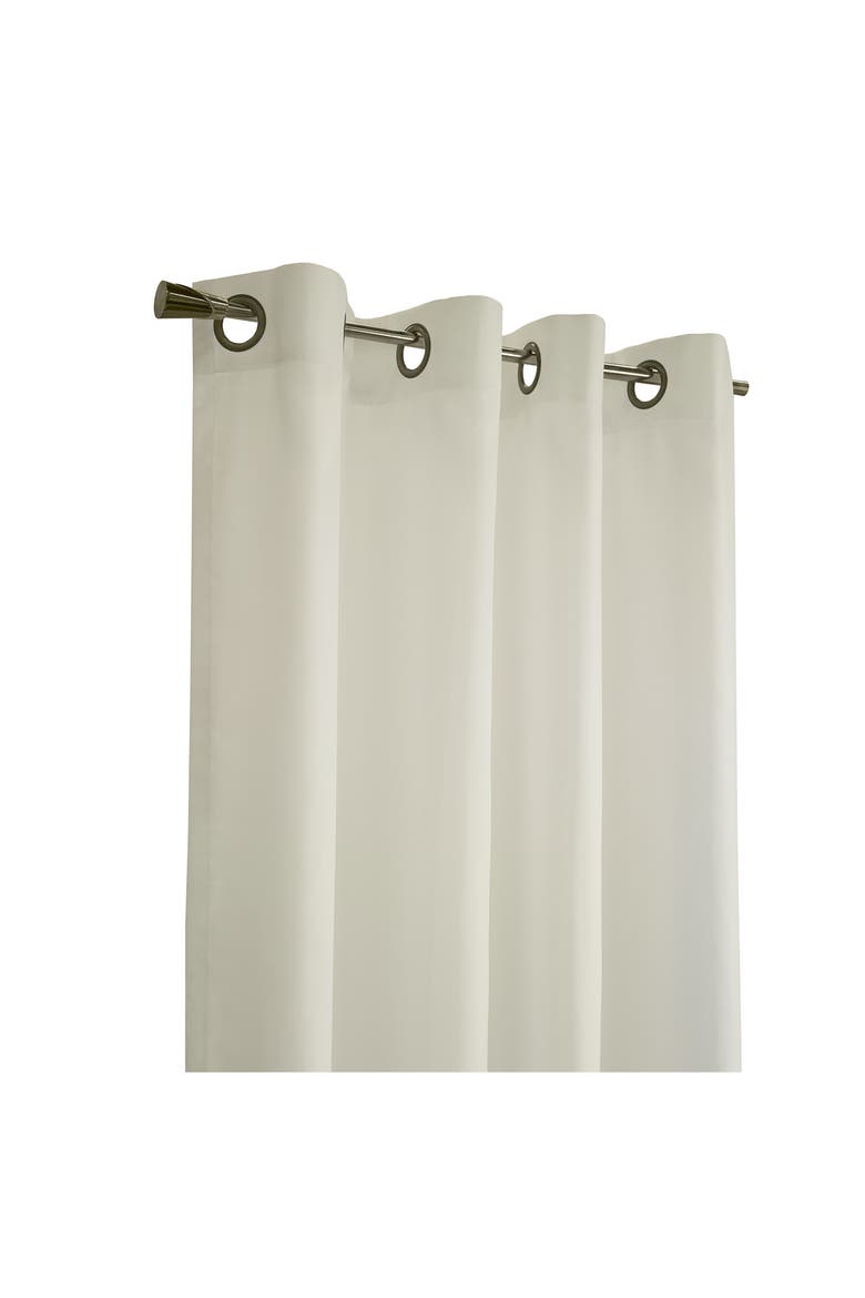 Single Indoor Curtain Panel, Alternate, color, IVORY