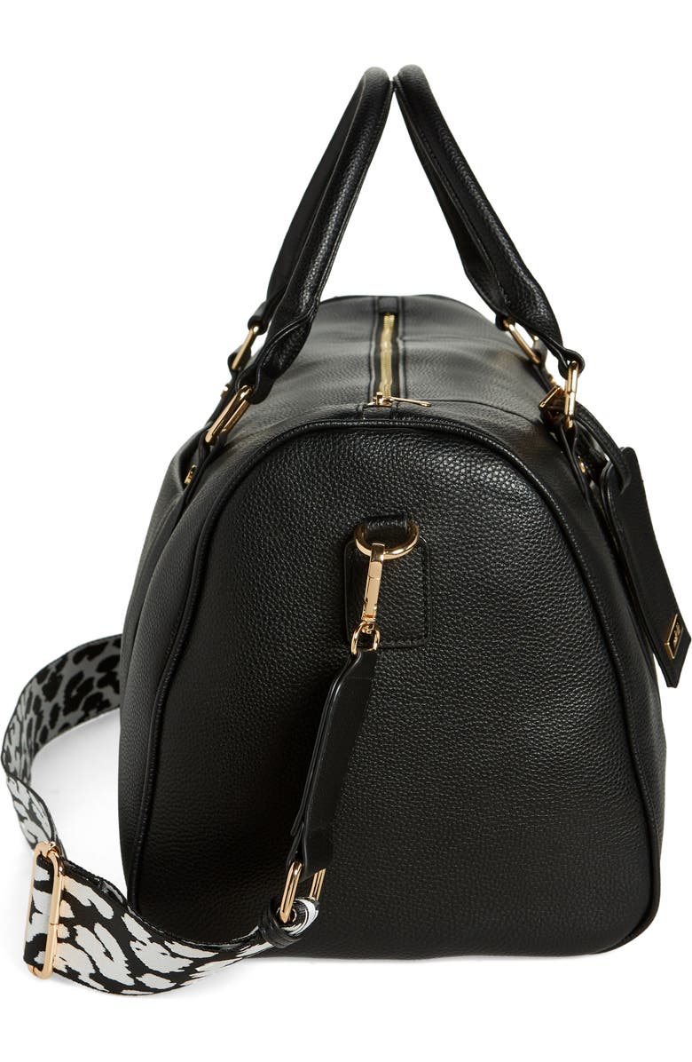 Mali + Lili Amber Vegan Leather Overnight Duffle Bag, Alternate, color,