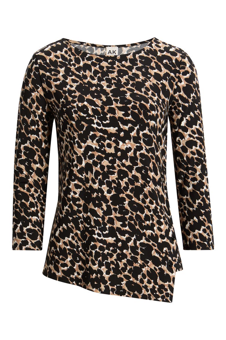 Print Asymmetric Top, Alternate, color, VICUNA MULTI