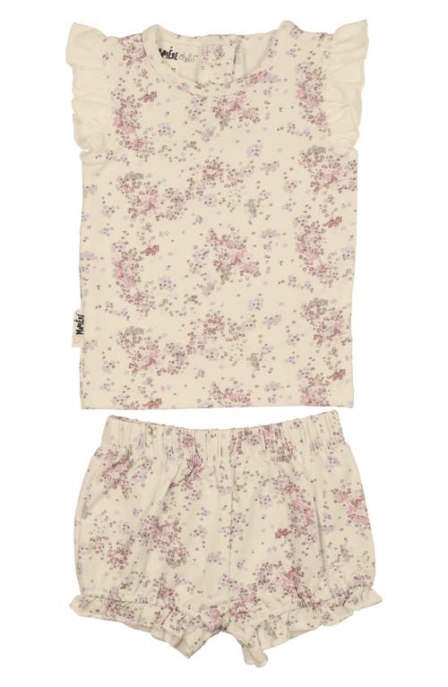 Manière Blooming Baby Sleeveless Top & Shorts Set in Sand  product