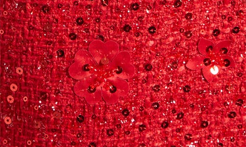 Elliatt Adeline Embellished Sequin Tweed Cocktail Minidress In Multi