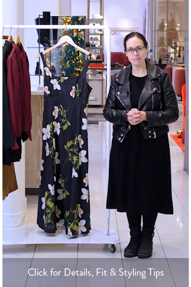 Floral Square Neck Cotton Dress video