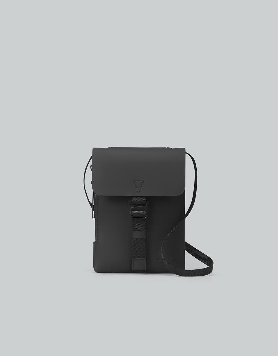Gaston Luga Spläsh Mini Crossbody Bag - Black, Main, color, Black