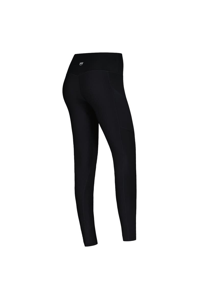 Women's  Black Colorado Buffaloes 7/8 Mixed Media Pocket iLeggings, Alternate, color, Black