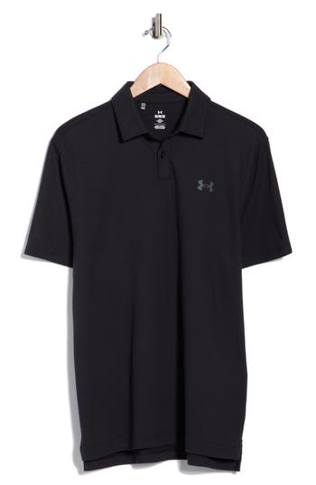 Under Armour Playoff Piqué Polo In Black