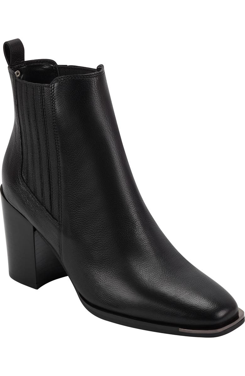 Marc Fisher LTD Taline Croc-Embossed Square Toe Boot, Main, color,