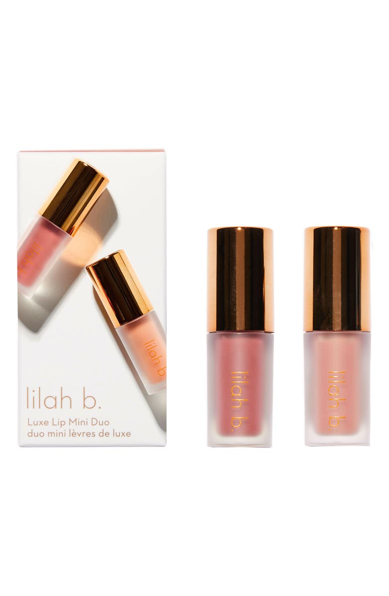 lilah b. Travel Size Lovingly Lip Tinted Lip Oil Duo USD $36 Value, Alternate, color,
