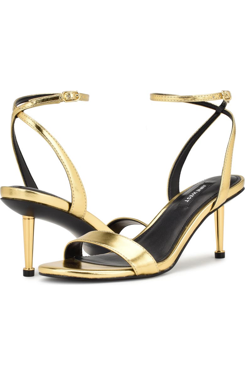 Nine West Anny Sandal, Alternate, color, Gold