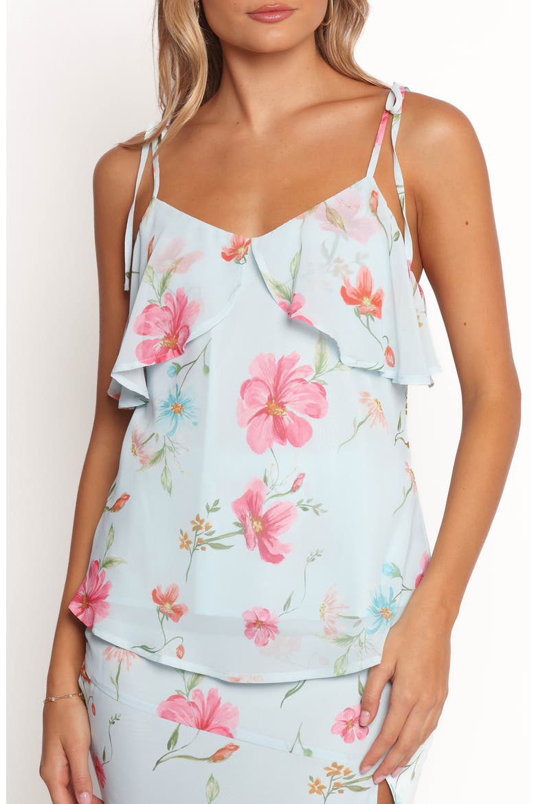 Valeria Floral Camisole & Maxi Skirt Set, Alternate, color, BLUE FLORAL