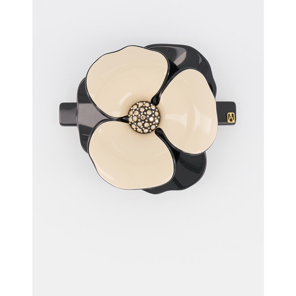 Alexandre De Paris Camelia Acetate Barette In Multi