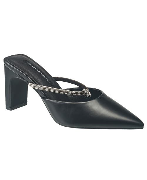 French Connection Women's Fichi Front Knot Sandals In Black