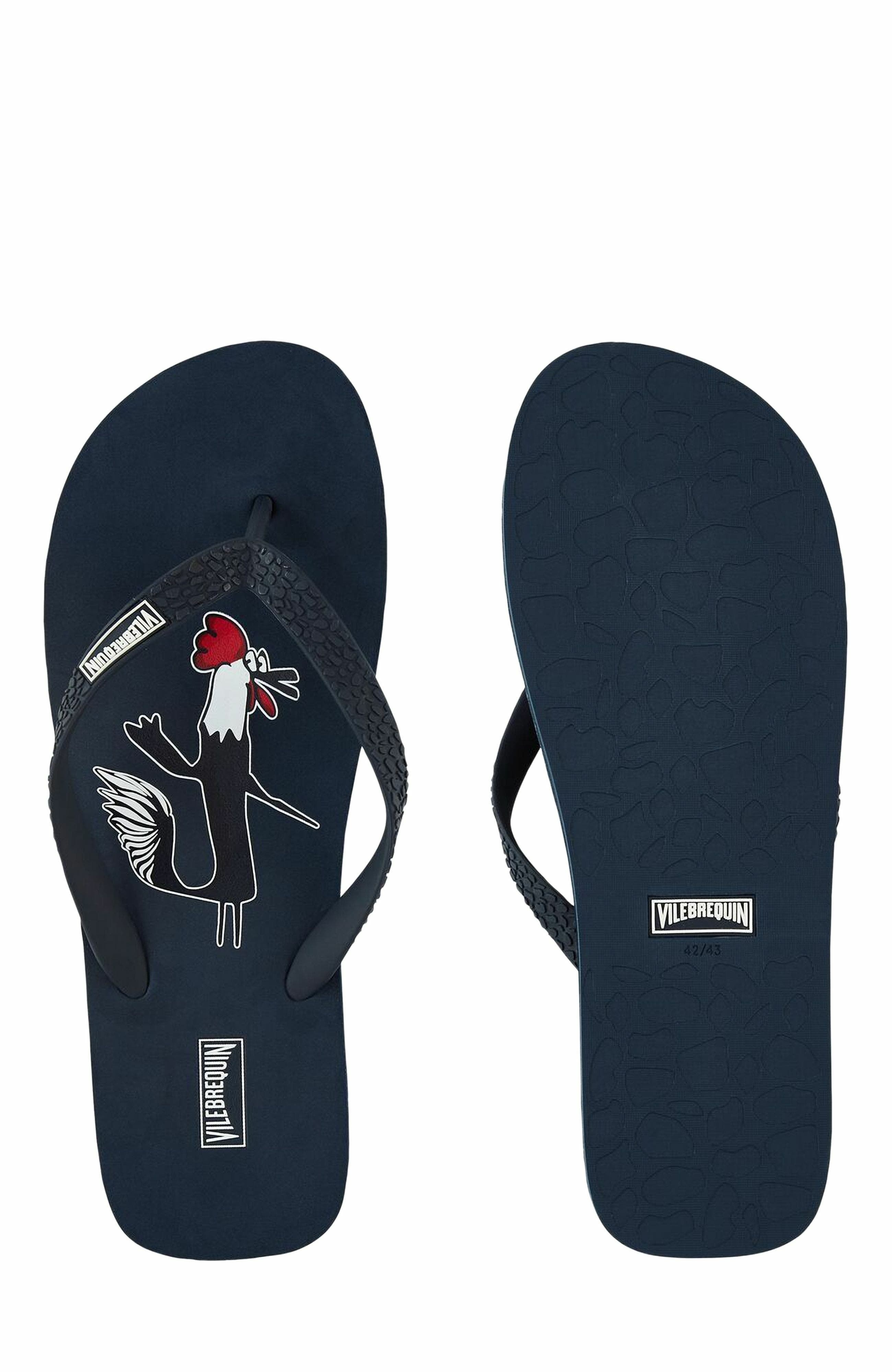 Vilebrequin Men's Cocorico Flip Flops, Alternate, color, 