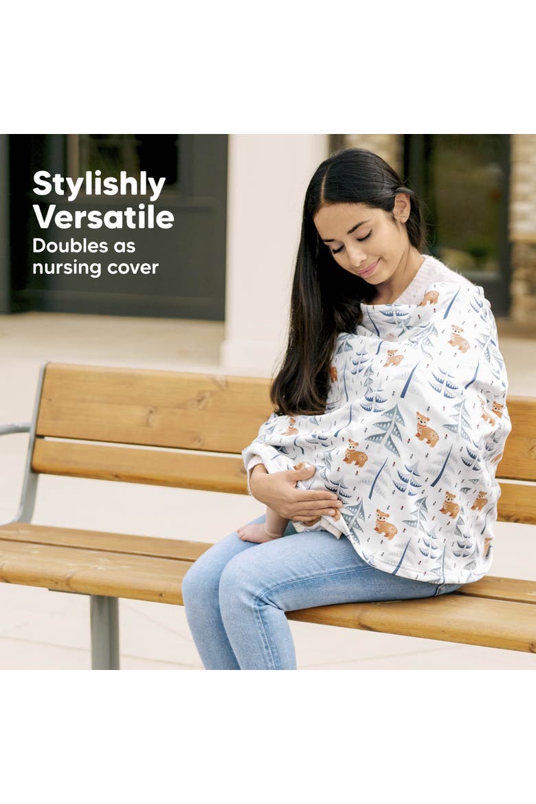 Warmzy Baby Car Seat Cover, Alternate, color, Indigo