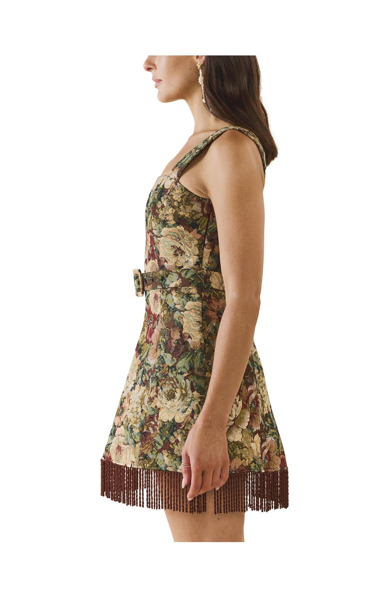 Eddy Sarah Bird Mini Dress, Alternate, color, Flora Floral Jacquard