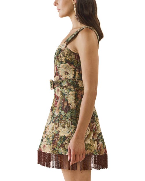 Eddy Sarah Bird Mini Dress In Multi