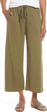 Eileen Fisher Hemp & Organic Cotton Wide Leg Pants
