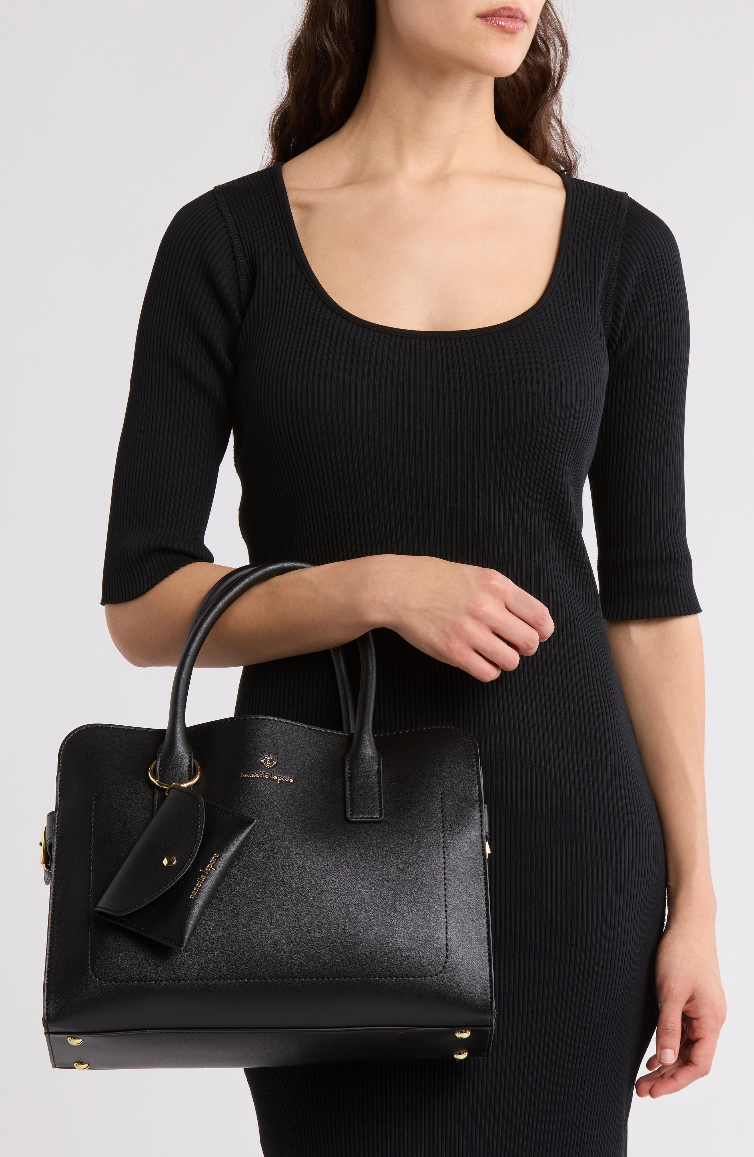 Nanette Lepore Triple Compartment Satchel Bag, Alternate, color, 