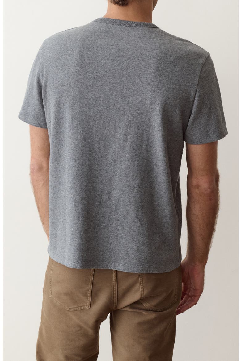 Luxe Slub Pocket T-Shirt, Alternate, color, HEATHER GREY