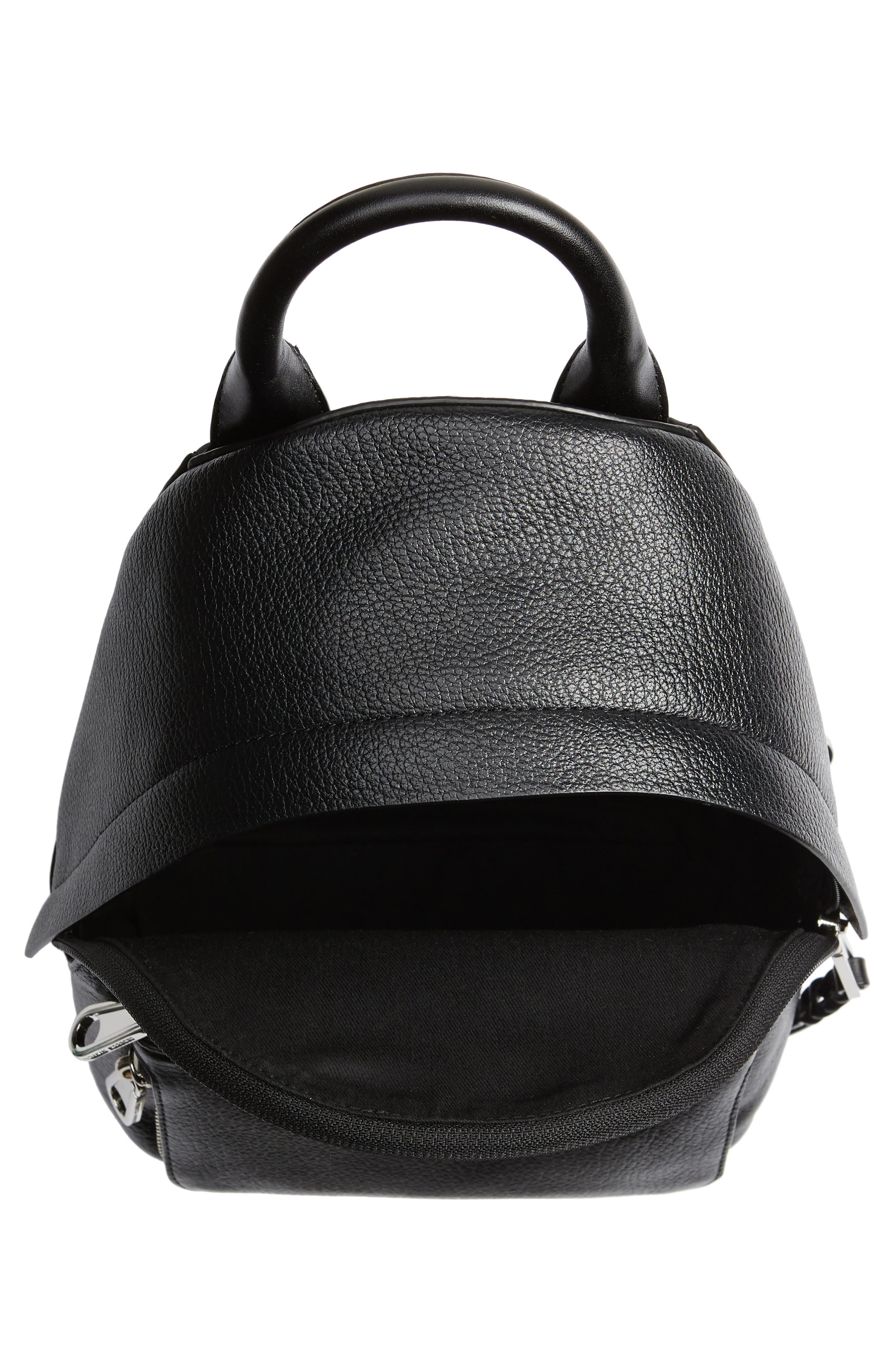 Rebecca Minkoff Mini Emma Convertible Leather Backpack, Alternate, color, 