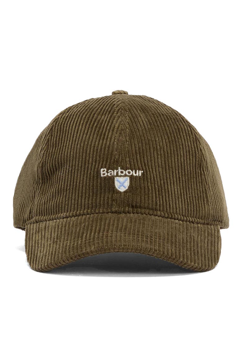 Preston Cotton Corduroy Baseball Cap, Alternate, color, OLIVE