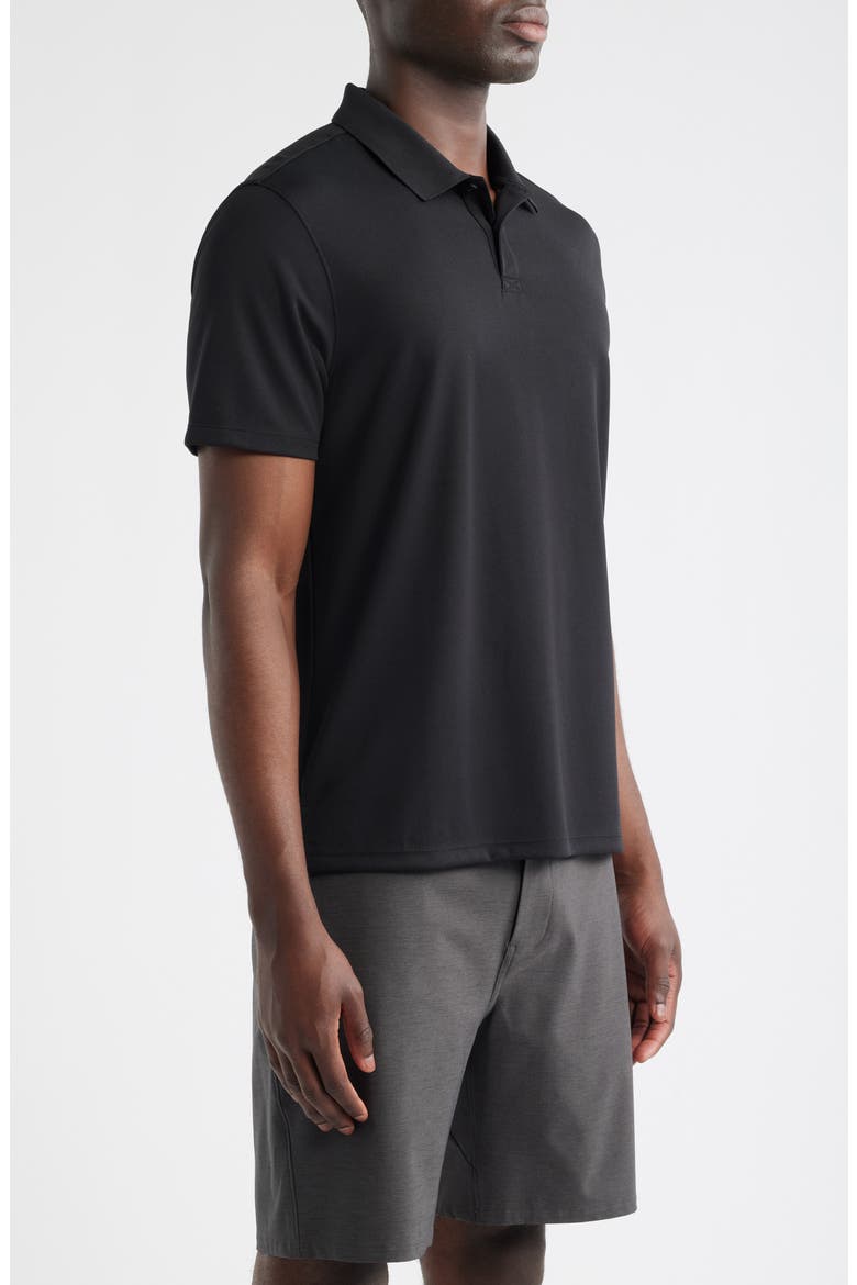 Pitch Piqué Polo, Alternate, color, BLACK CAVIAR