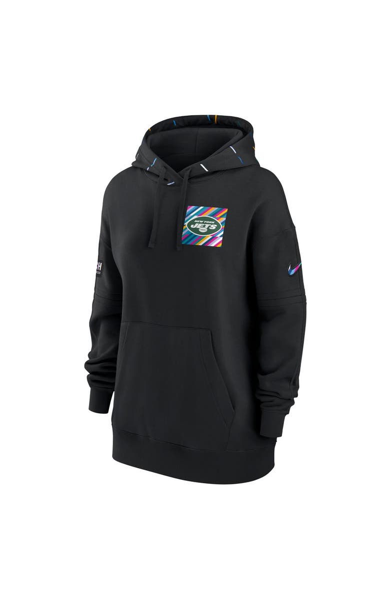 Nike Women's Nike Black New York Jets 2023 NFL Crucial Catch Club Pullover Hoodie, Alternate, color, Black