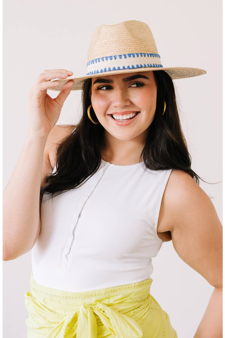 Carolina Palm Straw Sun Hat, Alternate, color, BEIGE
