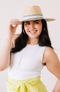 Sunshine Tienda Carolina Palm Straw Sun Hat