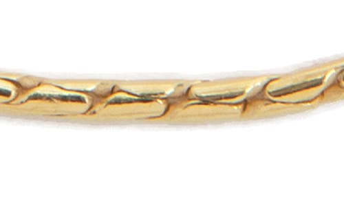 Argento Vivo Sterling Silver Twisted Chain Necklace In Gold