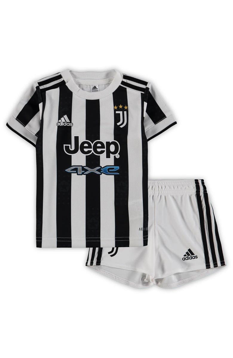 adidas Infant adidas White/Black Juventus 2021/22 Home Replica Kit, Alternate, color, 