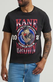 Wrangler Kane Brown Graphic T-Shirt