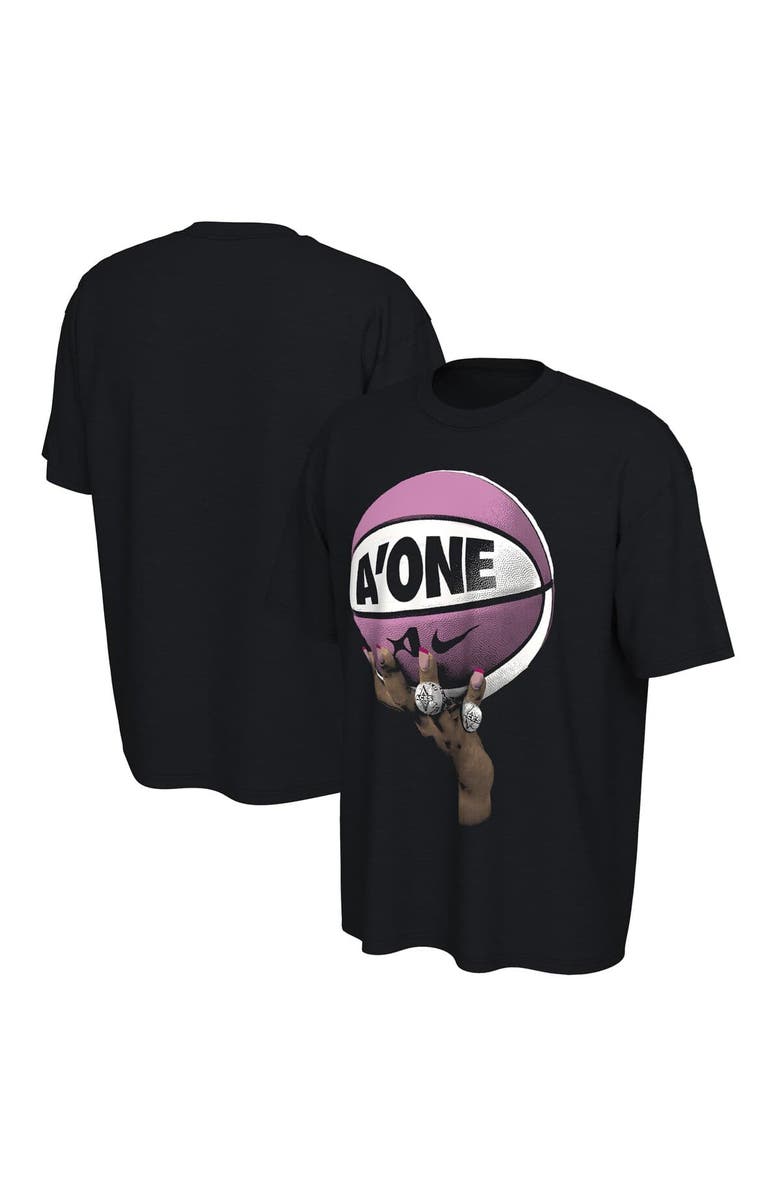 Nike Unisex Nike A'ja Wilson Black Las Vegas Aces A'One T-Shirt, Alternate, color, 