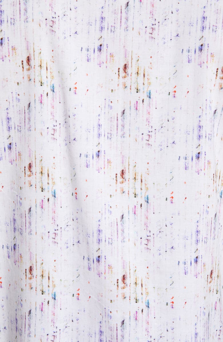 Bugatchi Shaped Fit Short Sleeve Button-Up Camp Shirt, Alternate, color, 