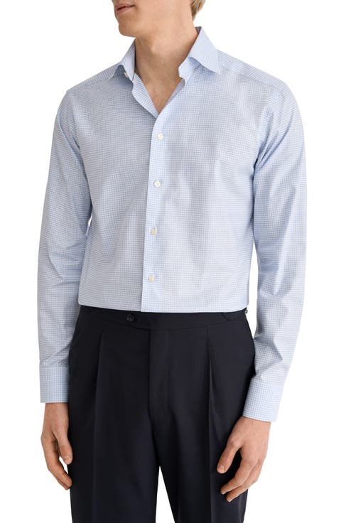 Slim Fit Checked Shirt