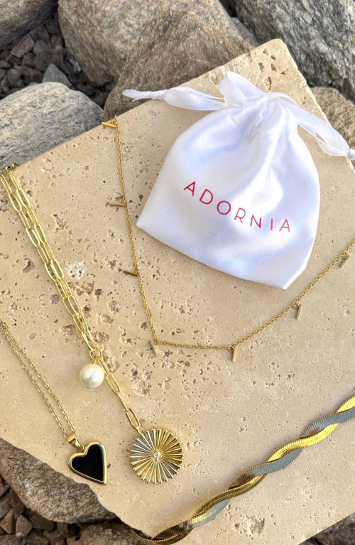 Adornia Set Of 4 Necklaces In Gold
