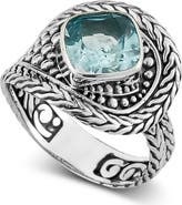 SAMUEL B. Cushion Cut Filigree Ring